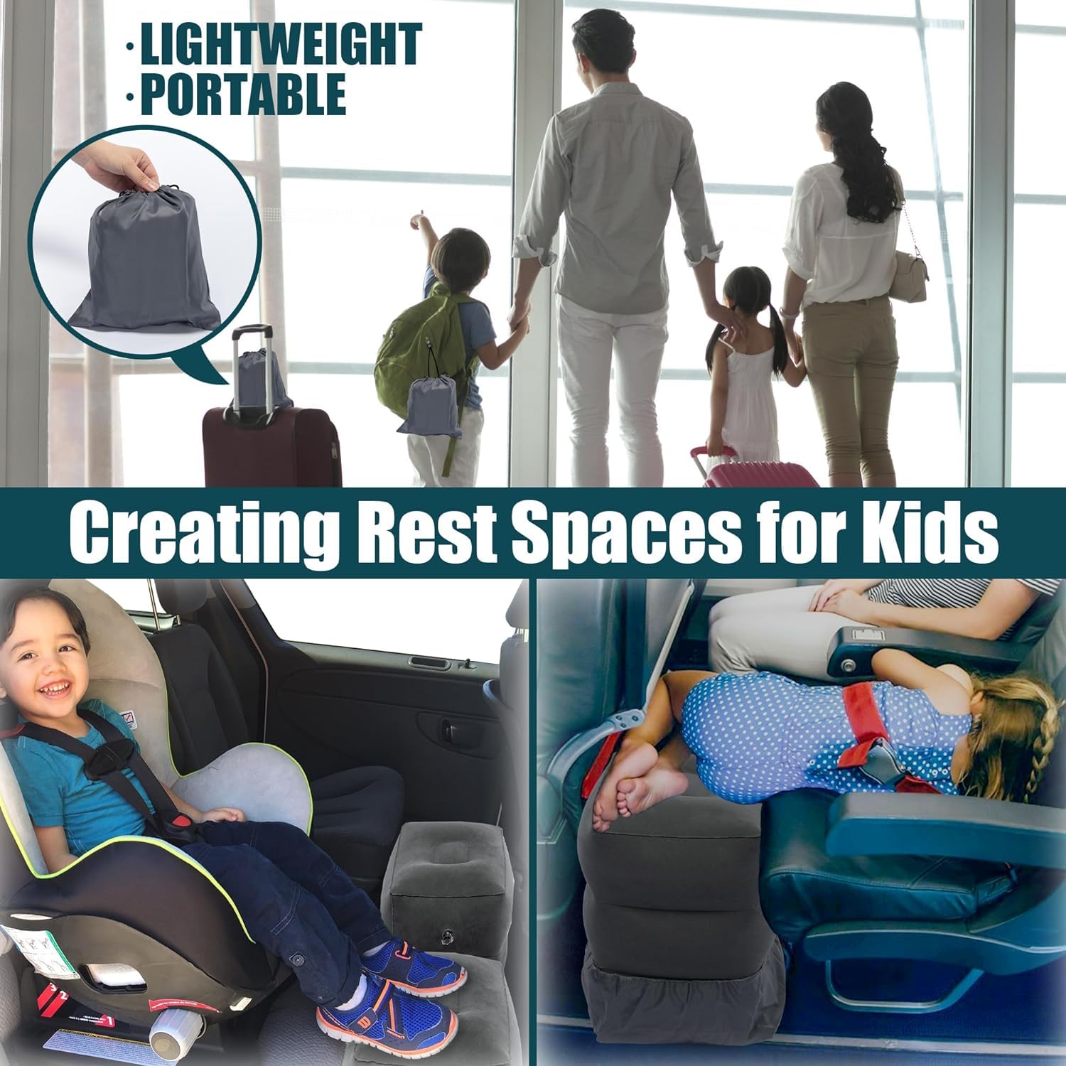 HANNEA Leg Elevation Pillow, Inflatable Wedge Pillows for Sleeping, Wedge Leg Positioner Pillow Wedge Pillow for Back Support Leg Swelling Wedge Leg Pillow with Pump Bag HANNEA Leg Elevation Pillow, Inflatable Wedge Pillows for Sleeping, Wedge Leg Positioner Pillow Wedge Pillow for Back Support Leg Swelling Wedge Leg Pillow with Pump Bag